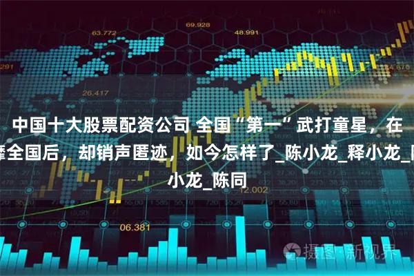 中国十大股票配资公司 全国“第一”武打童星，在风靡全国后，却销声匿迹，如今怎样了_陈小龙_释小龙_陈同